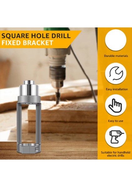 Ahşap Işleme Kare Delik Matkap Matkap Bit Tenoning Makinesi Zıvanı ve Tenon Bağlantı Matkap Kare Delik Matkap Braketi (Yurt Dışından) fırsatları