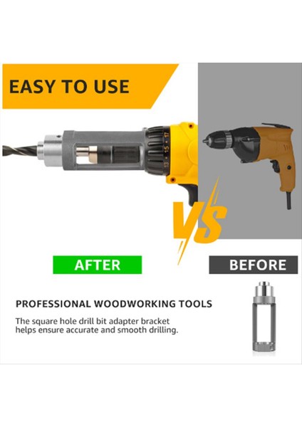 Ahşap Işleme Kare Delik Matkap Matkap Bit Tenoning Makinesi Zıvanı ve Tenon Bağlantı Matkap Kare Delik Matkap Braketi (Yurt Dışından) indirimleri