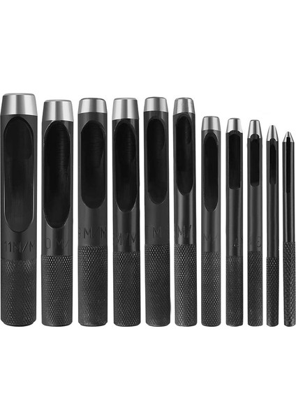 11 Adet Yuvarlak Çelik Içi Boş Yumruk Seti 1-11MM Deri Zanaat Içi Boş Delik Yumruk Araçları Izleme Bandı Tuval Kuş (Yurt Dışından)