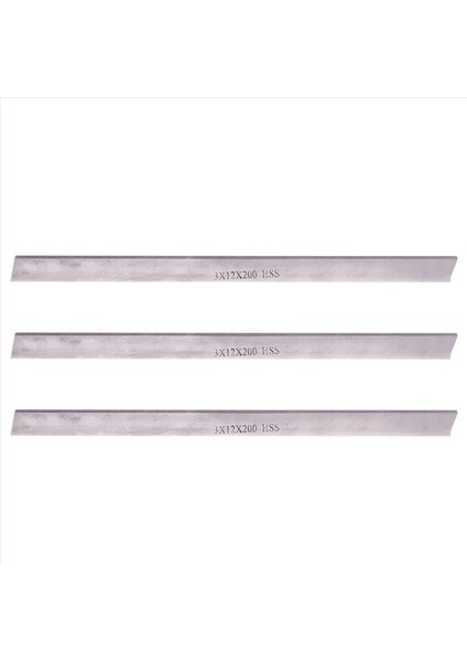 3 Adet 3 mm x 12 mm x 200 mm Yüksek Hızlı Çelik Bıçaklar Pratik Alet Torna Hss Bit (Yurt Dışından)