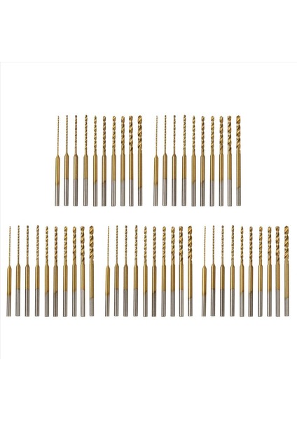Mikro Twist Matkap Bit SETI-50PCS 0 6mm-2 2mm Küçük Matkap Bit 2 35 Saf Hss Mini Gravür Matkap Bitleri Delik Sondaj Aracı (Yurt Dışından)
