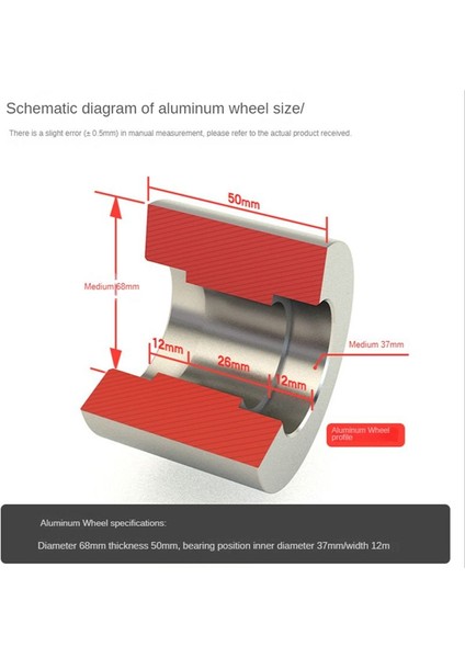 Kemer Öğütücü Alüminyum Tekerlek Sapma Tekerleği Ağaç Işleme Dıy Alüminyum Alaşım Tekerlek Sapma Tekerlek Montajı (Yurt Dışından) modelleri