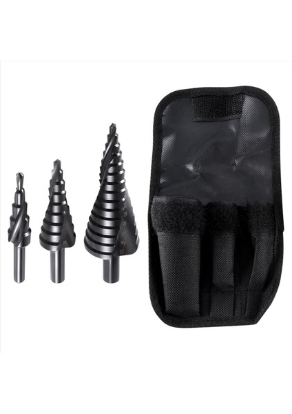 3pcs 4-32MM Hss Kobalt Adım Matkap Bit Seti Azot Yüksek Hızlı Çelik Spiral Metal Koni Üçlü Kısaltılmış Şafak Delik Kesici (Yurt Dışından)