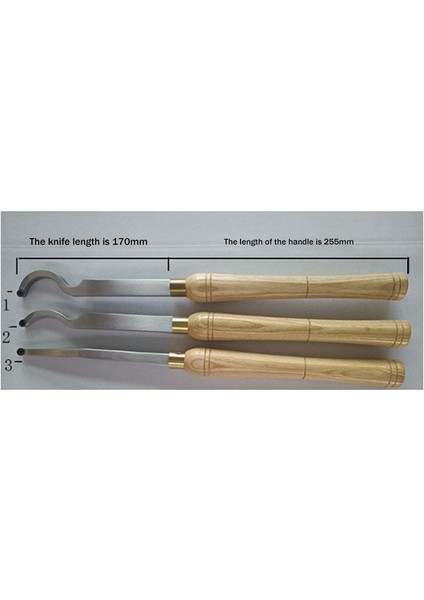 3pcs Mini Çelik Ahşap Torna Turnama Araçları Seti -Detaylı Bitirici Hollow &amp Wood Tutma Torna Araçları Odun Turnu (Yurt Dışından) fırsatları