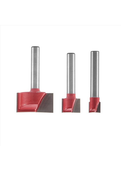 3pcs Temizleme Alt Yönlendirici Bit Seti 6mm Shank Çift Flüt Karbür Kesici Düz Yumruk Tahtası Yüzey Planlama Aracı (Yurt Dışından) modelleri
