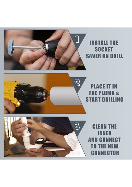 1 5in Pvc Boru Reamer Sch 40&#39 I Hub Pratik Sıhhi Tesisat Araçlarından Çıkarmak Için Sıhhi Tesisat Takım Tasarruf Bit Soket Tasarısı Bit (Yurt Dışından) fırsatları