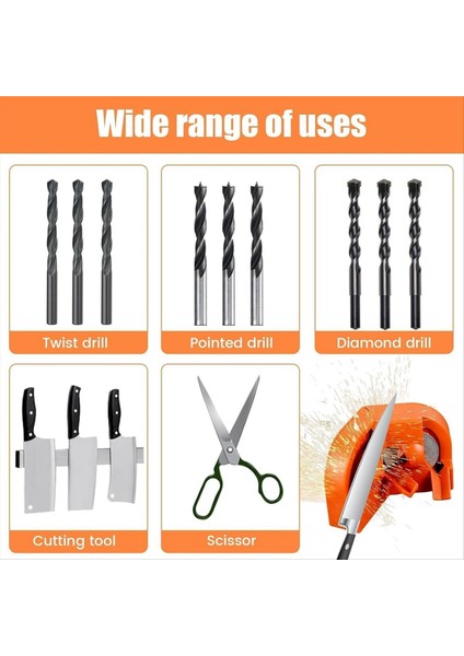 Çok Amaçlı Matkap Biti Öğütme Bileme 4 Öğütme Tekerleği Elektrik Matkap Biti Keskinleştirme (Yurt Dışından) fiyatları