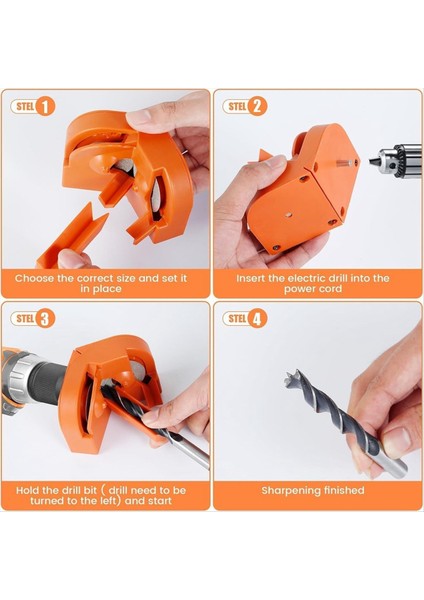 Çok Amaçlı Matkap Biti Öğütme Bileme 4 Öğütme Tekerleği Elektrik Matkap Biti Keskinleştirme (Yurt Dışından) fırsatları