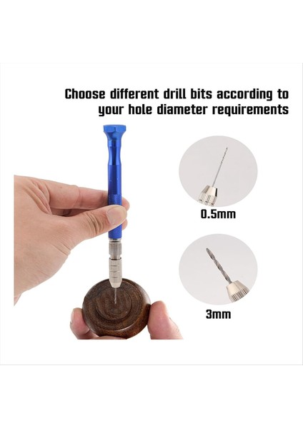 Reçine Döküm Için 25PC 0 5-3 mm Küçük Metal Manuel Matkap Bitleri ile Mikro Tip Pim Arası Mengene ve Bükülme Handdlill Rottery Aracı (Yurt Dışından) fırsatları