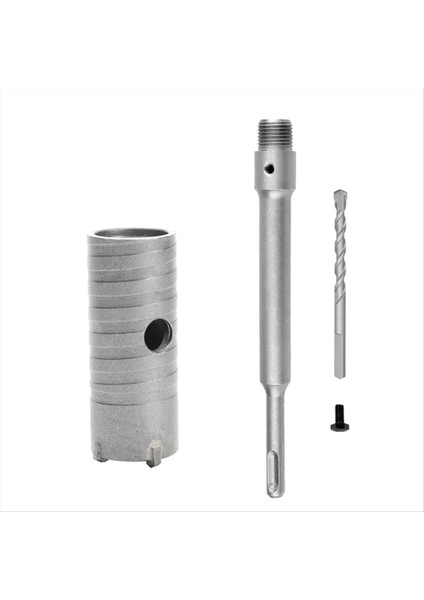 Sds Plus Çekiç Matkapları Duvar Deliği Testere Matkap Bit Set Kesici Aletleri Yuvarlak Şaftlı Beton Çimento Taş Deliği Açıcı 30MM (Yurt Dışından)