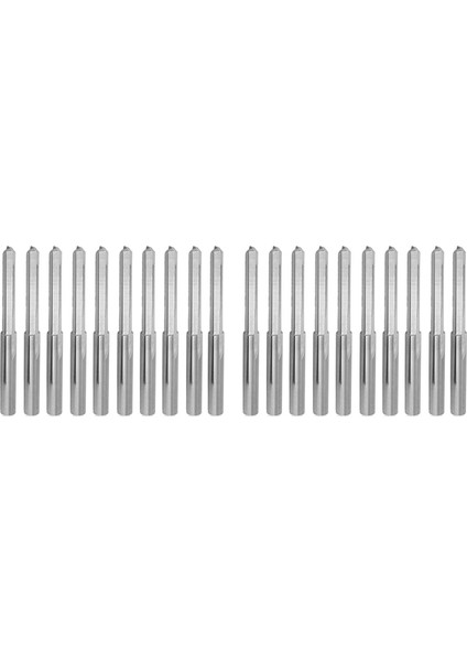 20PCS 3 175MM Shank Dia Edici Tungsten Çelik Freze Kesici 2 Flüt Cnc Kesme Düz Yuva Bit Flüt Uzunluğu 22MM (Yurt Dışından)