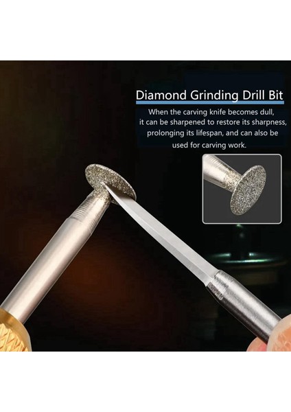 Ahşap Oyma Matkap Bitleri Döner Aracı Için Set 12 Pcs Gravür Matkap Aksesuarları Bit Ahşap El Sanatları Taşlama Aracı 3mm (Yurt Dışından) modelleri