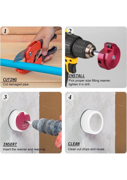 Su Hatları Için Altıgen Şaft-Pvc Tasarrufu ile Pvc Boru Raybası Iç Boru Kesimi Için Tahliye Hatları Aracı (Yurt Dışından) fiyatları