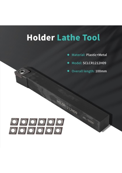 SCLCR1212H09 Tutucu Torna Tool Cutter 10 Pcs ile CCMT09T304-PM Bıçaklar Cnc 100MM Ekle (Yurt Dışından) indirimleri
