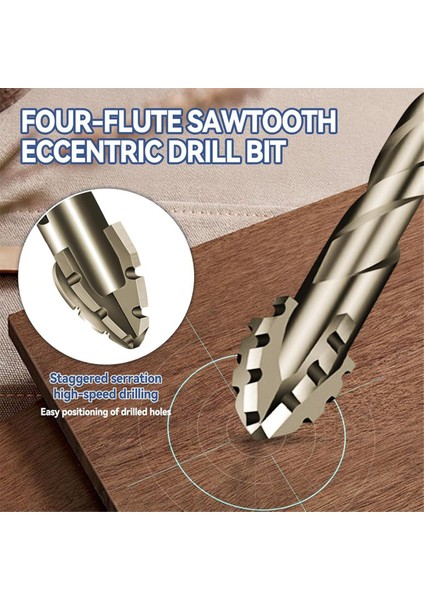 10PCS Yeni Dört Flüt Testere Dişi Eksantrik Matkap Biti Boyutu 5/6/8/10/10/12MM Ahşap Mermer Metal Cam Seramik Duvar Karoları B (Yurt Dışından) indirimleri