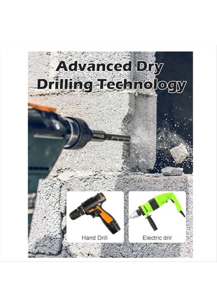 10PCS Kuru Elmas Matkap Bitleri Seti Karo Seramik Granitemarble Taş Sert Malzemeler Için 3/16 Inç Hex Shanktile Çekirdek Matkap Ucu (Yurt Dışından) indirimleri