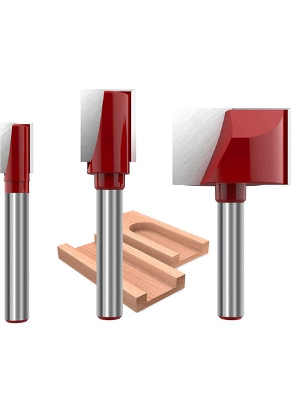 6pcs Temizleme Alt Yönlendirici Bit Seti 6mm Shank Çift Flüt Karbür Kesici Düz Gömme Tahta Yüzey Planlama Aracı (Yurt Dışından) indirimleri