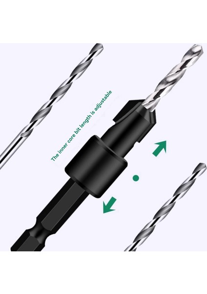 6 Parçalı 10MM Altıgen Şaft Ahşap Işleme Seti Counterk Matkap Bit Seti 2-1 Arada Sınırlı Delik Açıcı (Yurt Dışından) modelleri
