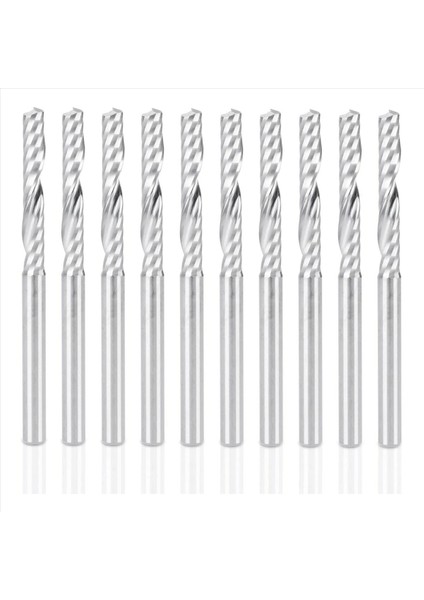 5pcs 6mm 1/4 Inç Karbür Cnc Yönlendirici Bitleri ve 10 Pcs Cnc Yönlendirici Bitleri 1/8 Inç Şey (Yurt Dışından)