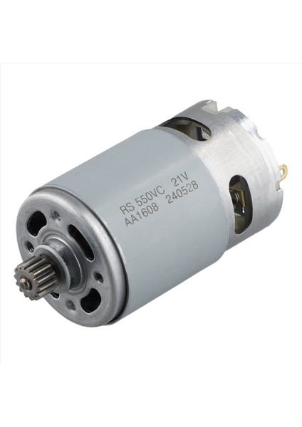 21V RS550 Dc Motor 14TEETH 9 5mm Mini Zincir Testere Elektrik Motor Motoru Matkap Şarj Edilebilir Güç Alet Aksesuarları (Yurt Dışından)