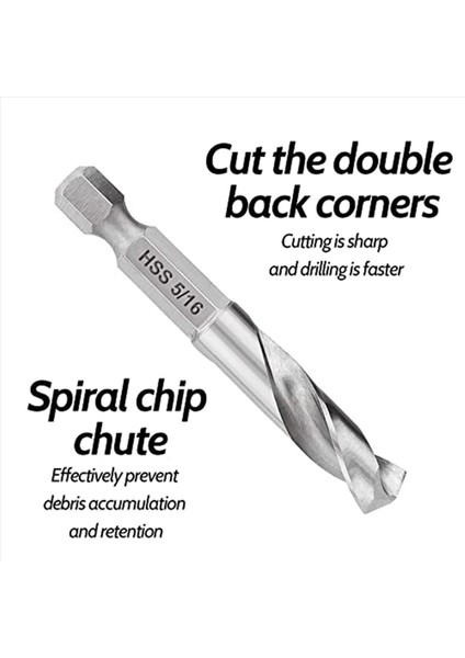 1/4 Hex Shank Matkap Bit Seti 10 Pcs Metal M2 Kısa Uzunluk Matkap Bit Çelik Için Set Hızlı Değişim Için Chuck (Yurt Dışından) modelleri