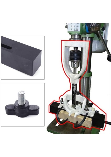 Masa Matkap Matkap Matkap Ekleme Ek Matkap Slip Slip Square Hole Ele Matkaplar Sabitleme Braketi Beyaz (Yurt Dışından) modelleri