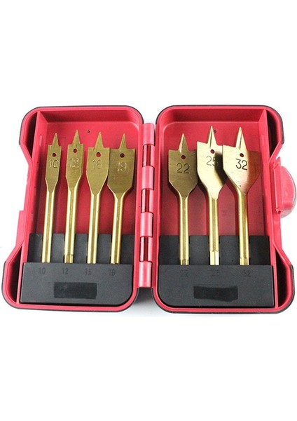 7pcs Titanyum Hss Delik Matkap Bit Düz Ahşap Matkap Bitler Dıy Ahşap Araçları Çanta ile (Yurt Dışından) modelleri