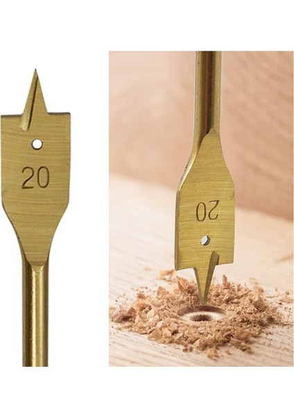 7pcs Titanyum Hss Delik Matkap Bit Düz Ahşap Matkap Bitler Dıy Ahşap Araçları Çanta ile (Yurt Dışından) fırsatları