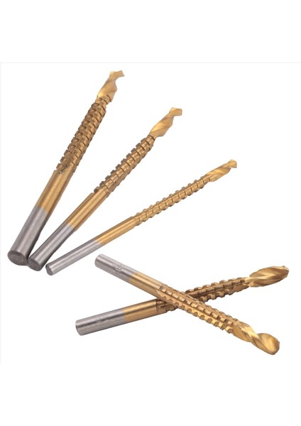 6 Paket Titanyum Kaplamalı Hss Twist Bits 3-8mm Tutuklu Yan Kesim Bitleri Plastik Metal Ahşap Delikler Için Ağaç Işleme Araçları (Yurt Dışından) fiyatları
