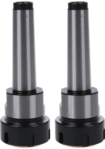 2x ER32 Mt3 M12 Tıper Yoluk Tutun Tutucu Cnc Freze Torna Düz Aracı Gümüş+Siyah (Yurt Dışından)