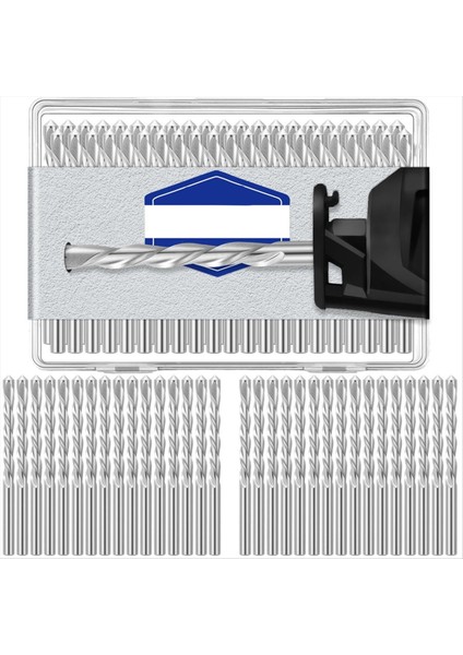 100 Adet Alçıpan Matkap Bitleri Pilot Nokta Kesme Matkap Bitleri Çapı Alçıpan Yönlendirici Spiral Testereler Için (5/32 Inç) (Yurt Dışından)