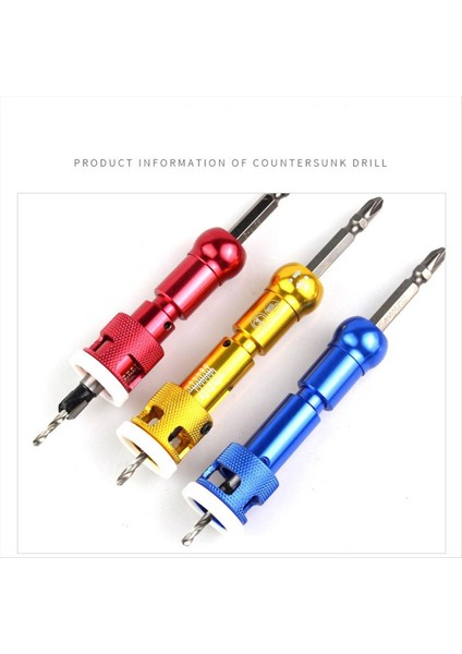 Ahşap Işleme Karşı Destek Matkap Adım Matkap Ahşap Kendi Kendine Dokunma Vidalı Punch Delikleri Matkap Bit Montaj Aracı A (Yurt Dışından) modelleri