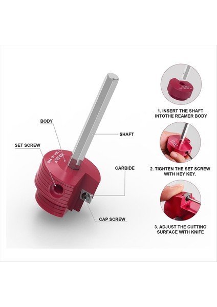 Su Hatları Için Altıgen Şaft-Pvc Tasarrufu ile Pvc Boru Raybası Iç Boru Kesimi Için Tahliye Hatları Kırpma Aracı B (Yurt Dışından) fırsatları