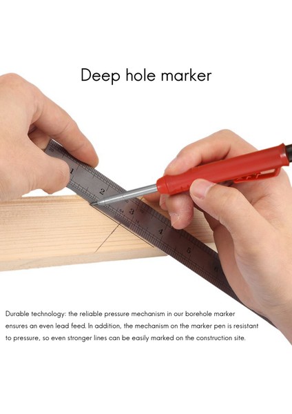 Derin Delik Işaretçisi Premium Mekanik Kalem Işareti Entegre Keskinleştirme ile Ahşap Metal Taş (Yurt Dışından) fiyatları