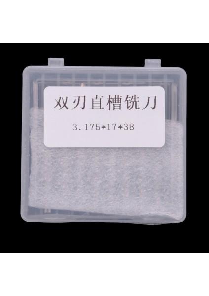 50PCS 2 Flüt Cnc Yönlendirici Bitleri 3 175MM Düz Yuva Tungsten Ahşap Mdf Plastik Için Çelik Freze Kesici (Yurt Dışından) fiyatları