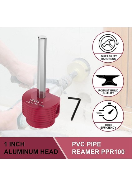 Su Hatları Için Altıgen Şaft-Pvc Tasarrufu ile Pvc Boru Raybası Iç Boru Kesimi Için Tahliye Hatları Kırpma Aracı B (Yurt Dışından) indirimleri