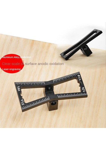 Dovetail Marker Alüminyum Alaşım Ağaç Işleme Dovetail Işaretleme Şablon Aracı Küçük Dıy Ahşap Araçları (Yurt Dışından) fiyatları