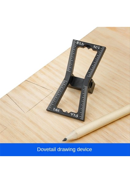 Dovetail Marker Alüminyum Alaşım Ağaç Işleme Dovetail Işaretleme Şablon Aracı Küçük Dıy Ahşap Araçları (Yurt Dışından) modelleri