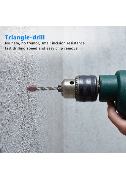 Fayans Beton Tuğla Cam Plastik ve Ahşap Tungsten Karbür Tuğla Duvarı Için 10 Adet Çok Malzemeli Matkap Biti (Yurt Dışından) fiyatları