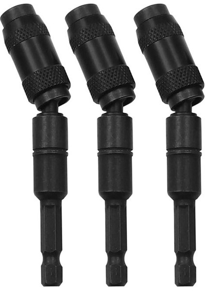 3pcs Manyetik Pivot Matkap Bit Tutucu Manyetik Dönen Bit Uç Tutucu Hızlı Serbest Bırakma Esnek Tornavida Bit Tutucu B (Yurt Dışından)