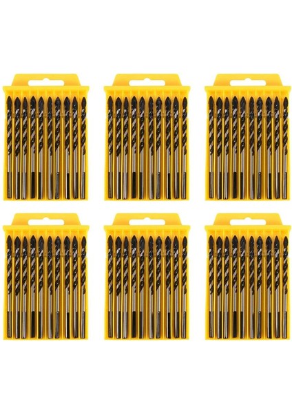 Çok Amaçlı Matkap Bitleri 60 Parçalı 6mm Çok Malzemeli Matkap Biti Fayans Cam Beton Tuğla (Yurt Dışından)