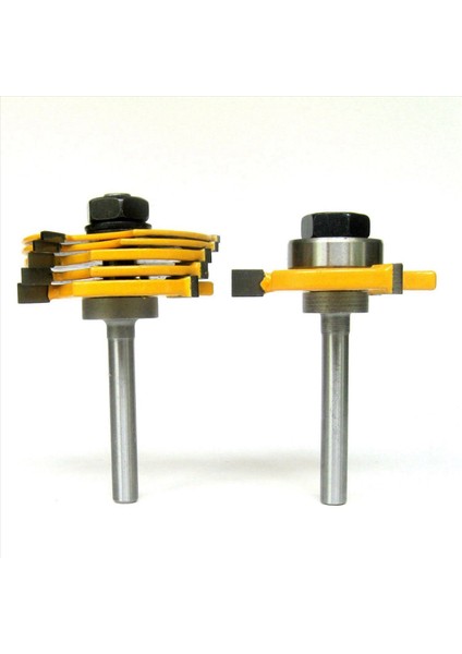 16PC 1/4inch Şey Yuvası Montaj 12 Kesici ve 4 Arbors Yönlendirici Bit Seti (Yurt Dışından) modelleri