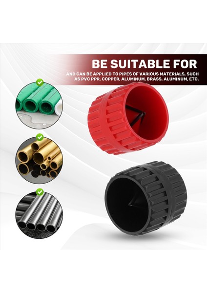 2 Pcs Iç ve Dış Reamer Borular ve Boru Çarpıştırma Raybi Boru Papa Aletleri Pvc Ppr Bakır Borusu Için Uygun (Yurt Dışından) indirimleri