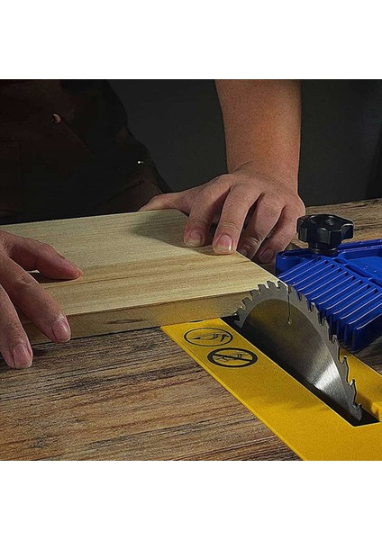 2x Yükseltilmiş Tüy Tahtası Güvenlik Cihazı Istiflenebilir Tüy Tahtası Çoğu Standart T-Slotları Masa Testerelerindeki T Rayları Mavi (Yurt Dışından) modelleri