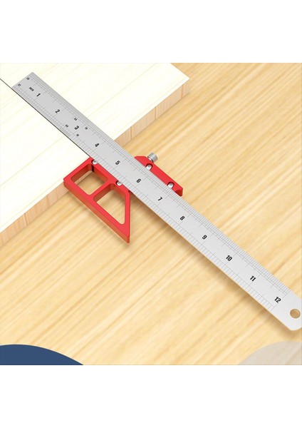 45/90 Derece Dik Açılı Çizgi Gösterge Carpenter Center Bulucu Marangozluk Alüminyum Merkezi Scribing Cetvel (Yurt Dışından) fiyatları