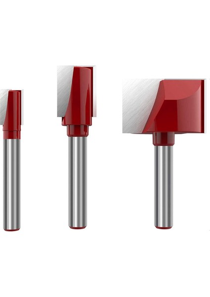 6pcs Temizleme Alt Yönlendirici Bit Seti 6mm Shank Çift Flüt Karbür Kesici Düz Gömme Tahta Yüzey Planlama Aracı (Yurt Dışından) fiyatları