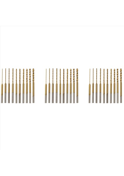 Mikro Twist Matkap Bit SETI-30PCS 0 6mm-2 2mm Küçük Matkap Bit 2 35 Saf Hss Mini Gravür Matkap Bitleri Delik Sondaj Aracı (Yurt Dışından)