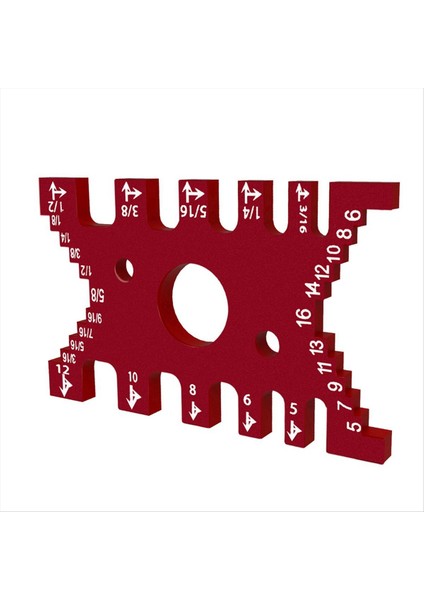 Dovetail Jig - Ahşap Işleme Tenon -Boşluklar Ölçüm Kartı Kartı Alüminyum Alaşım Derinlik Göstergesi Tenon Kesici Için Yönlendirici Biti (Yurt Dışından) indirimleri