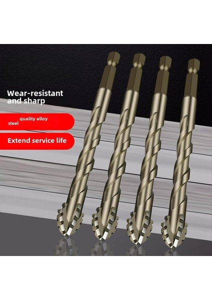 Dört Flüt Testere Dişi Eksantrik Matkap Ucu Çok Fonksiyonlu Matkap Ucu Seti Yüksek Sertlik Eğik Baş Eksantrik Matkap Bitleri (Yurt Dışından) fırsatları