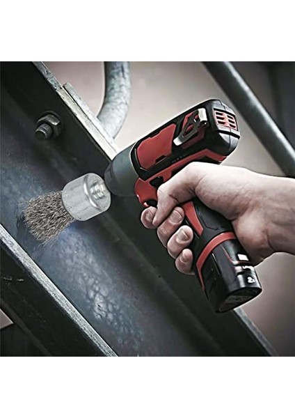 Matkap Için 12 Adet Tel Fırça Tekerleği Matkap Boya Yüzeyi Paslandırma ve Küçük Boşluklar Için Tel Tekerlek Fincan Fırçaları (Yurt Dışından) fırsatları